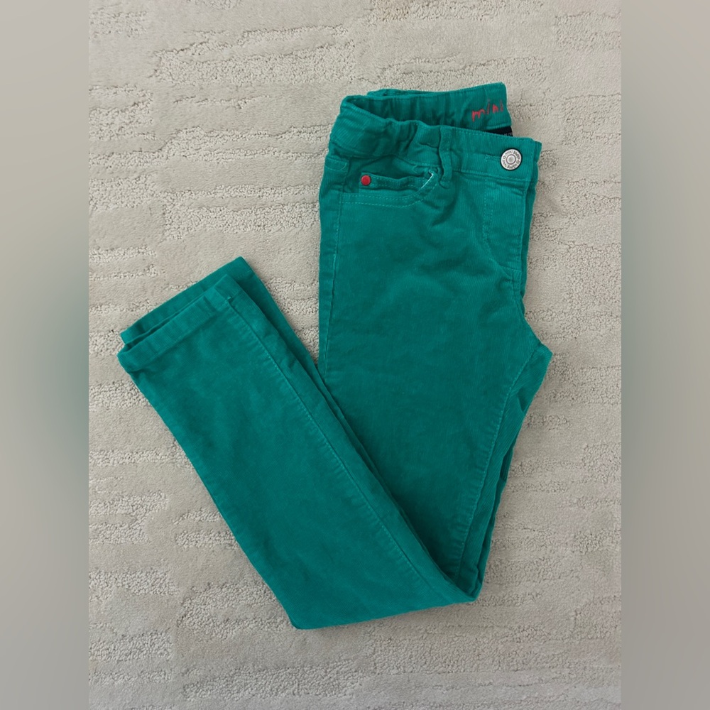 Mini Boden Vibrant Green Corduroy Jeans
